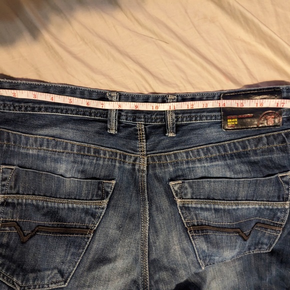 DIESEL S34/32 distressed relax fit jeans - Picture 6 of 12